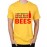 Men's Drinks Beer Bees Graphic Printed T-shirt