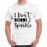 Men's Drooli Don't Graphic Printed T-shirt