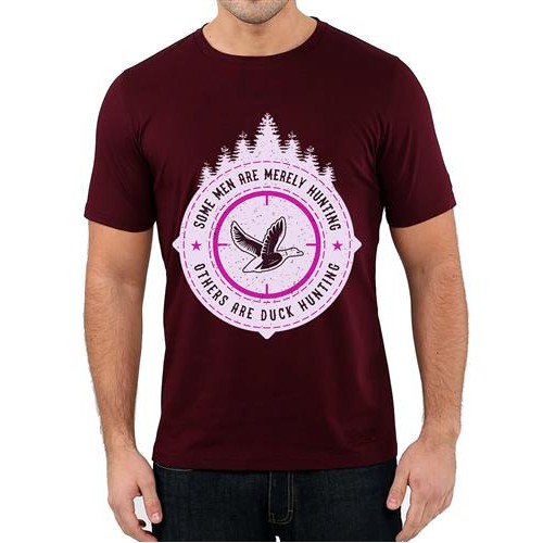Men's Duck Hunting Graphic Printed T-shirt