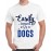 Men's Easily Dogs Graphic Printed T-shirt