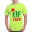 Men's Elf Size Graphic Printed T-shirt