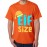 Men's Elf Size Graphic Printed T-shirt