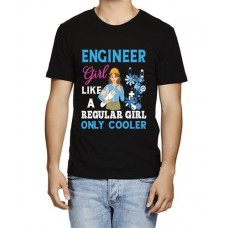 Engineer Girl Like A Regular Girl Only Cooler Graphic Printed T-shirt