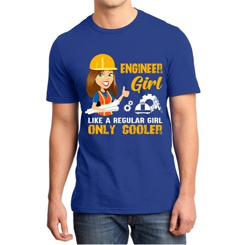 Men's Engineer Cooler Graphic Printed T-shirt