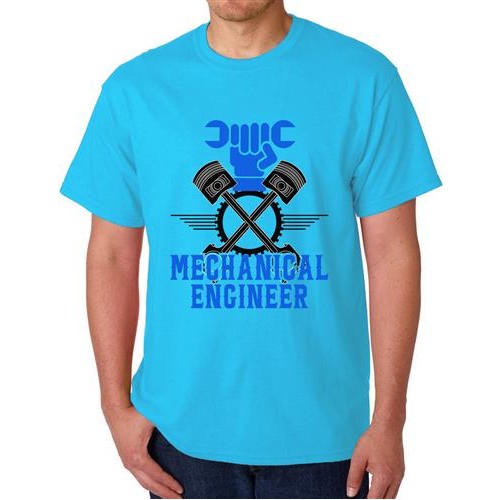 Engineer Mechanical Graphic Printed T-shirt