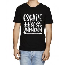 Men's Escape The Unknown Graphic Printed T-shirt
