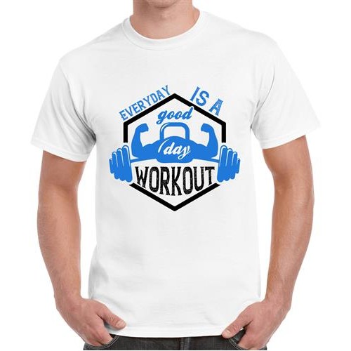 Men's Everyday Good Workout Graphic Printed T-shirt