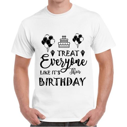 Men's Everyone It Birthday Graphic Printed T-shirt