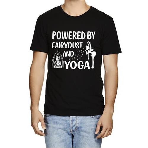 Men's Fairydust Yoga Graphic Printed T-shirt