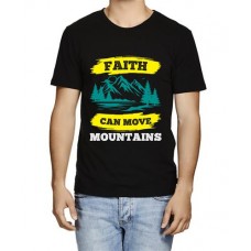 Men's Faith Can Move Graphic Printed T-shirt