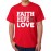 Men's Faith Hope Love  Graphic Printed T-shirt