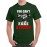 Men's Fake Strong Can't Graphic Printed T-shirt