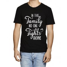 Men's Family One Alone Graphic Printed T-shirt