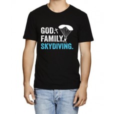 Men's Family Sky  Graphic Printed T-shirt