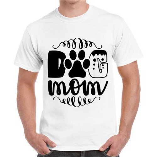 Men's Feet Mom Dog Graphic Printed T-shirt
