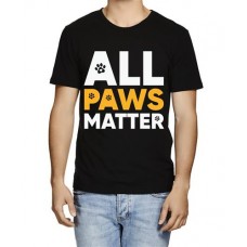 Men's Feet Paws Matter Graphic Printed T-shirt