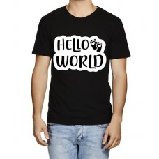 Men's Feet World Graphic Printed T-shirt