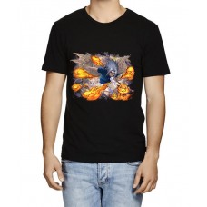 Fire Devil Graphic Printed T-shirt