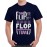 Men's Flip On Time Flop Graphic Printed T-shirt