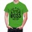 Men's Flower Little Boss Graphic Printed T-shirt