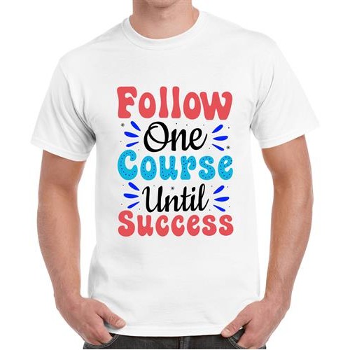 Men's Follow One Success Graphic Printed T-shirt