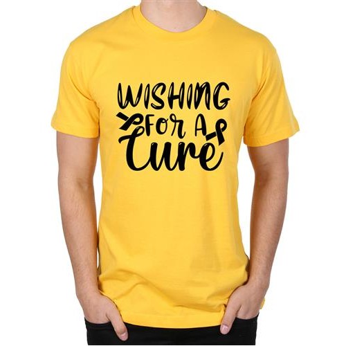 Men's For A Cure Graphic Printed T-shirt