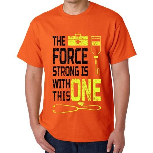 Men's Force Strong One Graphic Printed T-shirt