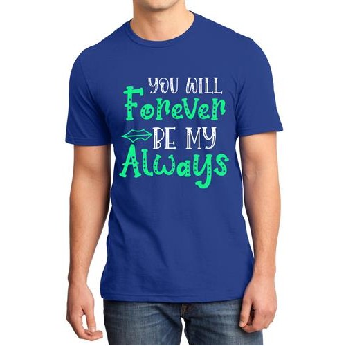 Men's Forever Always Graphic Printed T-shirt