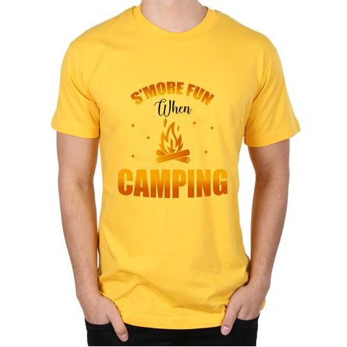 Men's Fun More Camp Graphic Printed T-shirt