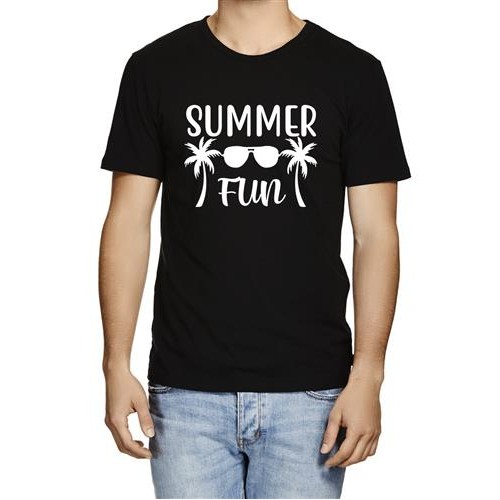 Men's Fun Summer  Graphic Printed T-shirt