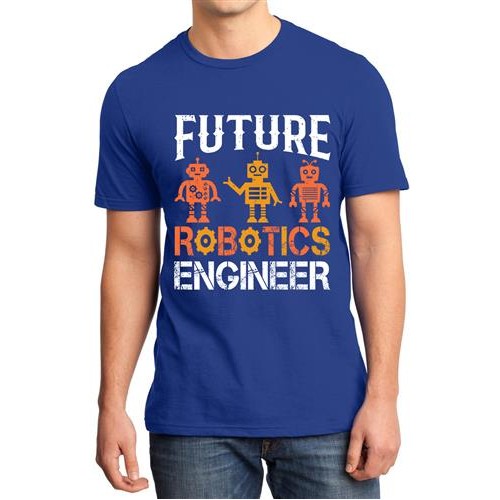 Men's Future Robotics Graphic Printed T-shirt