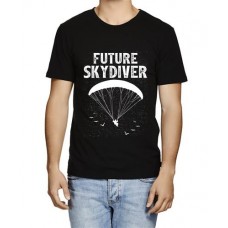 Men's Future Sky  Graphic Printed T-shirt