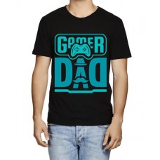 Men's Gamer Dad Hat Graphic Printed T-shirt