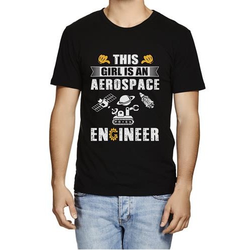 Men's Girl An Engineer Graphic Printed T-shirt