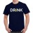 Men's Glass Drink Graphic Printed T-shirt