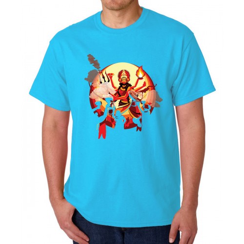 Men's Goddess Durga Graphic Printed T-shirt