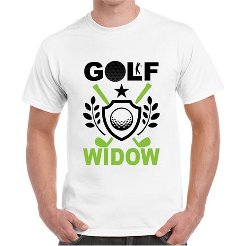 Men's Golf Widow Star Graphic Printed T-shirt