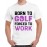 Men's Golf Work Graphic Printed T-shirt