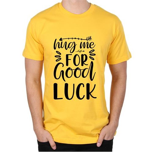 Men's Good Luck Me Graphic Printed T-shirt