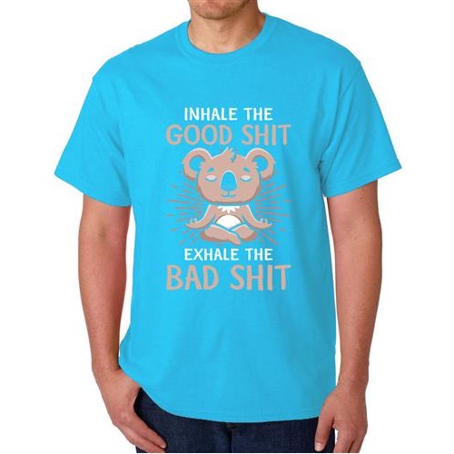 Men's Good Shit Bad Shit Graphic Printed T-shirt
