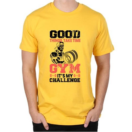 Men's Good Thing Gym Graphic Printed T-shirt