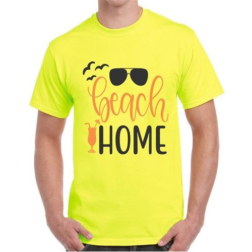 Men's Google Home Graphic Printed T-shirt