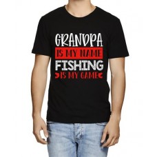 Men's Grandpa game Graphic Printed T-shirt