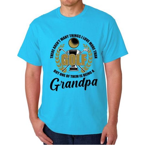 Men's Grandpa Golf Graphic Printed T-shirt