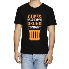 Men's Guess Drunk Tonight Graphic Printed T-shirt