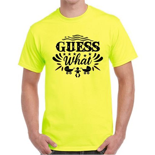 Men's Guess What Baby Graphic Printed T-shirt