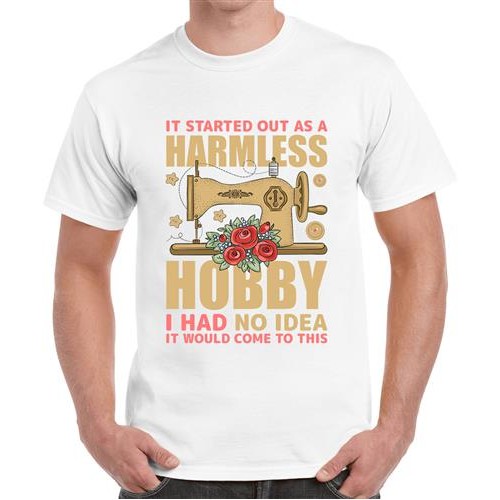 Men's Harmless No Idea Graphic Printed T-shirt