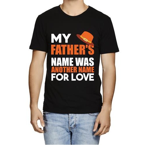 Men's Hat Father Love Graphic Printed T-shirt