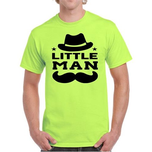 Men's Hat Little Man Graphic Printed T-shirt