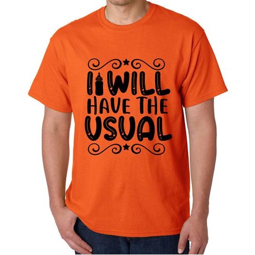 Men's Have Usual Graphic Printed T-shirt
